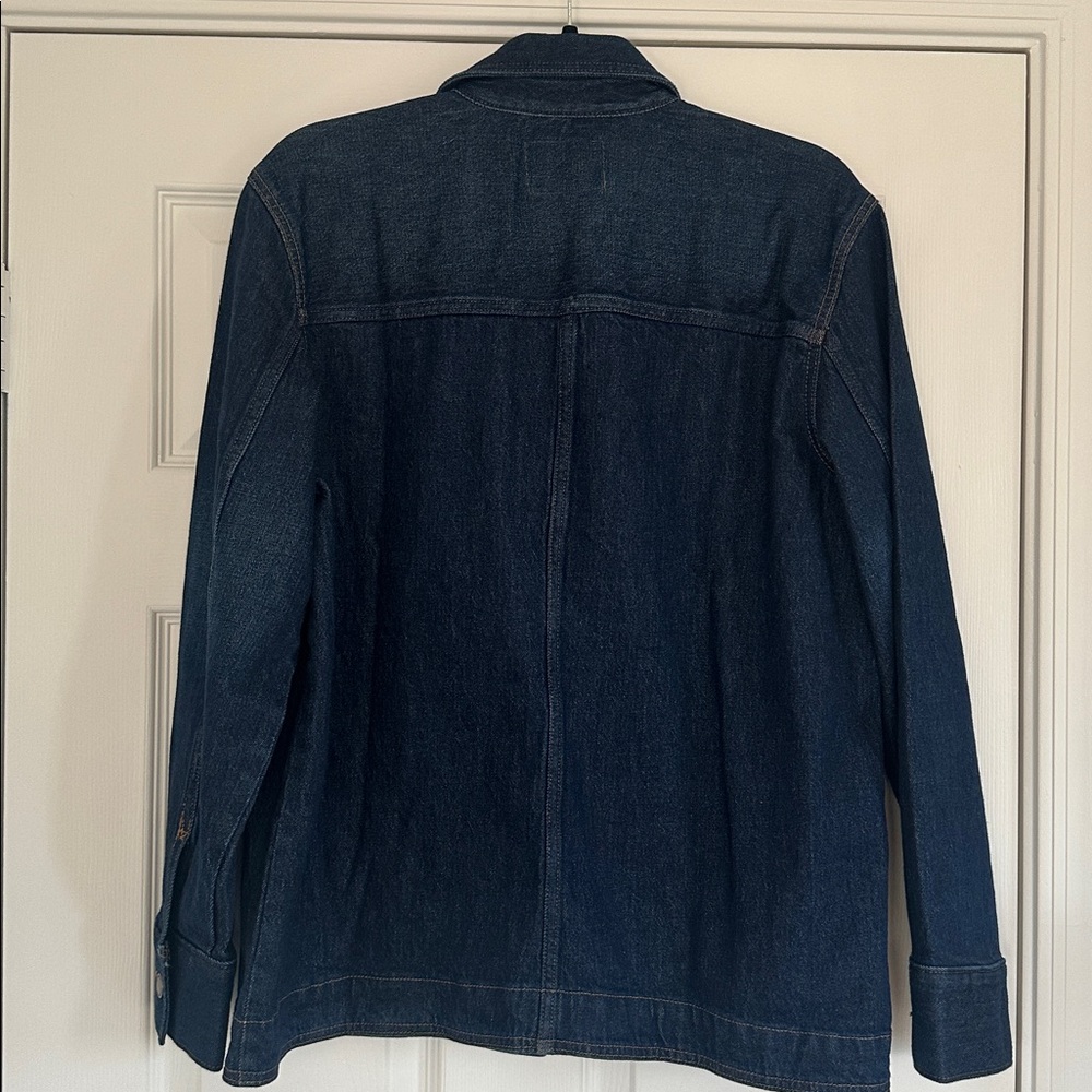 Banana Republic Jacket Dark Rinse Size Medium NWT - Picture 3 of 8